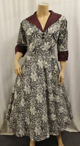 1940 50s womens classic dress - 1940/50s,