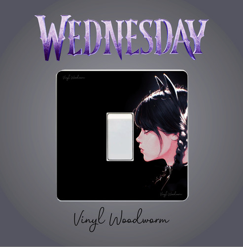 Wednesday light switch vinyl - light,