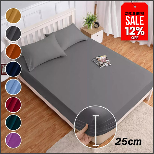 Elastic fitted bed sheet - elastic,