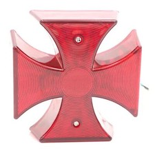 Motorcycle LED Maltese Cross
