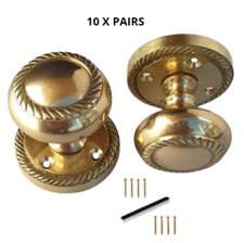 Door Knobs Georgian Brass