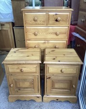 Vintage Bedroom Set Tall Pine