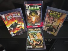 ? HULK BUNDLE 4 ISSUES ALL NM MARVEL COMICS 1st Prints B+B SEE DETAILED PICS ?