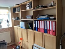 Ikea beech wooden billy wooden bookcases