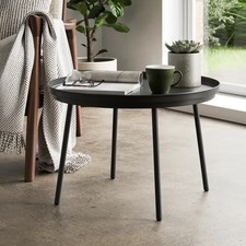 Round Coffee Side Table Living