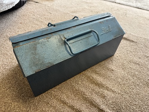 Vintage ital blue metal tool - vintage,