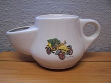 Vintage Wade Ceramic Shaving Mug featuring a picture of a 1903 Dion Bouton  Car 