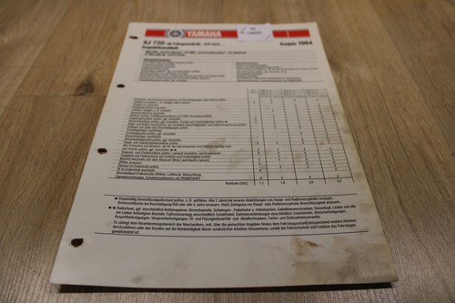 Yamaha xj750 41y inspection - 41y,