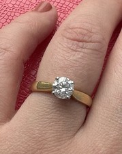 18ct yellow gold & platinum