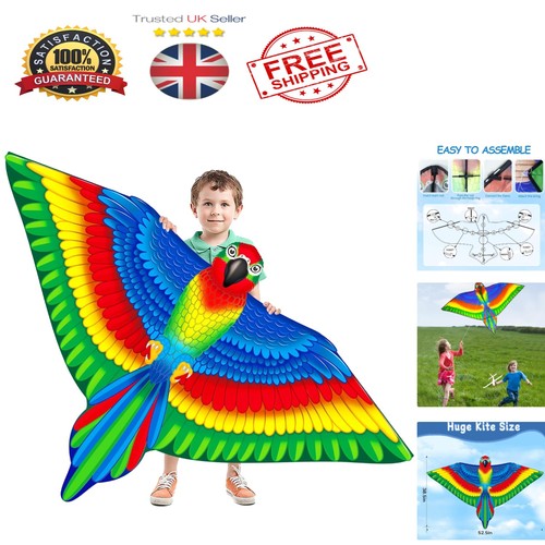 Durable green parrot kite - parrot,