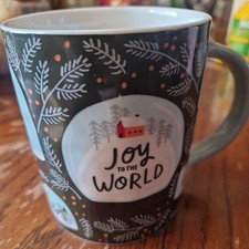 Anthropologie joy to the world mug