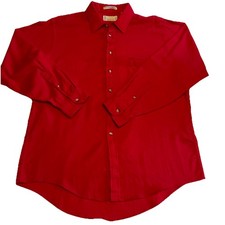 Vtg Viyella Mens Shirt Sz 15.5