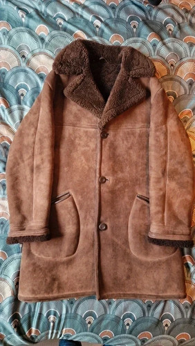 Vintage genuine sheepskin coat - vintage,