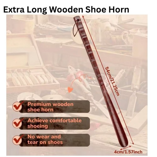 Extra long wooden - extra, horn