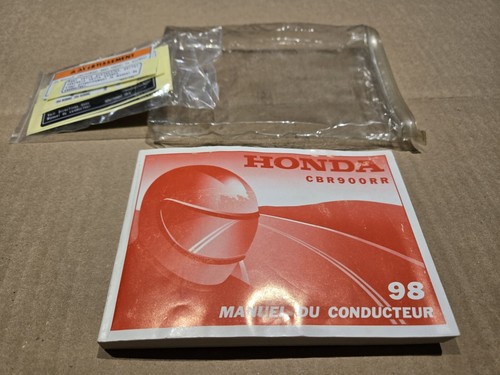Honda cbr900rr manuel - manuel, du