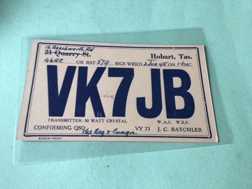 Vintage qsl radio - vintage,
