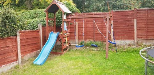 Wooden children playhouse - wooden,