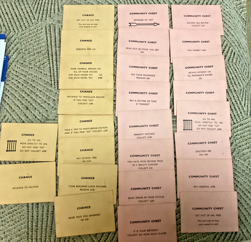 Vintage monopoly chance - chance, and