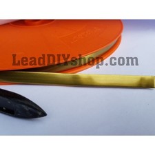 Satin Brass Self Adhesive Lead
