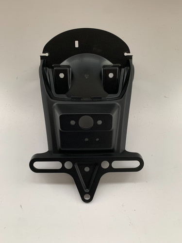 Rear license plate fender