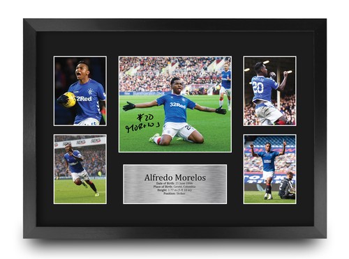 Alfredo morelos signed rangers - signed,
