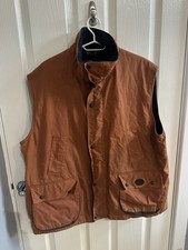 Oxford Waxed Gilet Vest Burnt