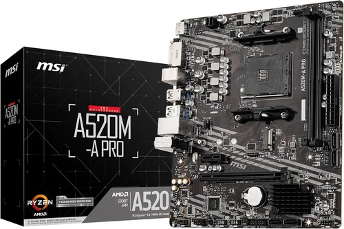 Msi a520m pro motherboard - msi,