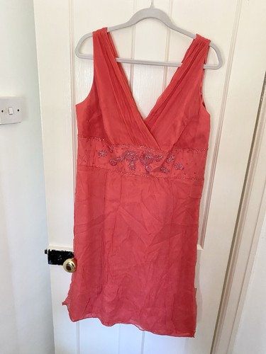 Ladies monsoon silk dress size - dress,