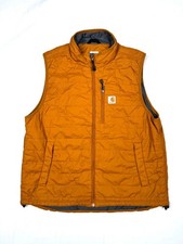 Carhartt Orange Puffer Gilet