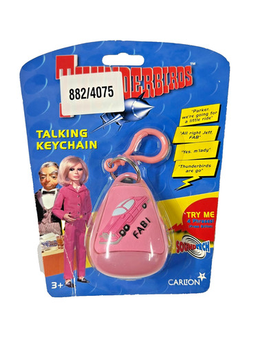 Thunderbirds talking keychains - thunderbirds,