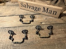 3x Antique Brass Swan Neck