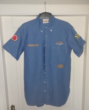 British American Racing BAR Mens cotton Shirt Large