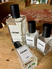 5 Empty Lush Karma Bottles 