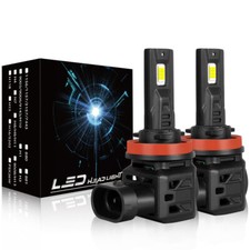 For BMW 5 Series E60 E61 LCI - 2PC H8 LED Headlight Bulb White Conversion Kit