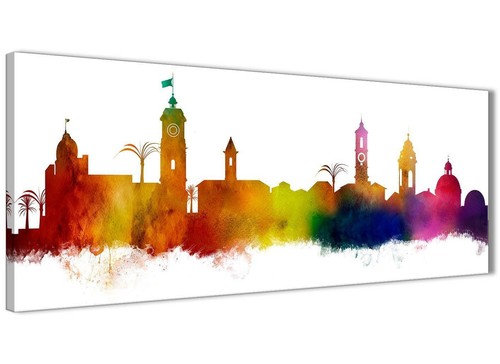 Nice skyline canvas wall art - nice,
