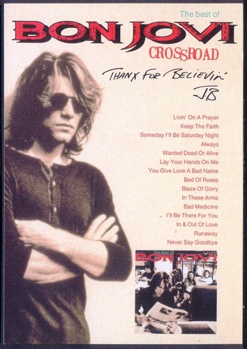Modern music postcard bon - postcard:,