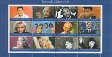 Elvis Presley Beatles Chaplin Muhammad Ali Churchill JFK 2018 MNH stamp sheetlet