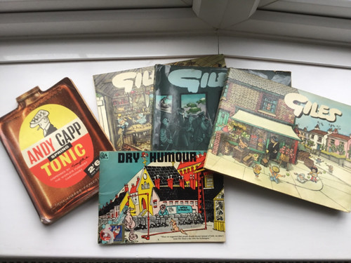 Giles cartoon books - books,, andy