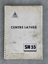TOS SN55 Center Lathe Manual