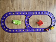Elc Happyland Vintage Purple Train Track With Train And Eiffel Tower 