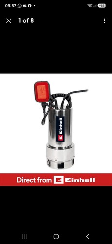 Einhell dirty water pump 900w - einhell,