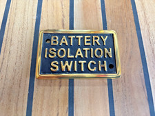 Brass battery isolation switch - brass,