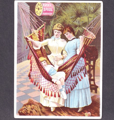 Eureka sewing thread old - thread, tiger
