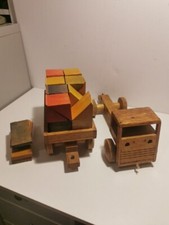 Vintage Wooden Truck, Trailer