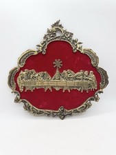 Vintage brasswall plaque The Last Supper