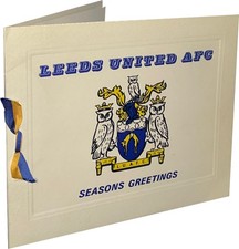 Don Revie Leeds United Official Hand Signed 1967 Christmas Greetings Card + COA