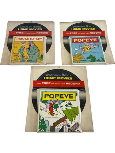 Vintage popeye 8mm reel bundle - vintage,