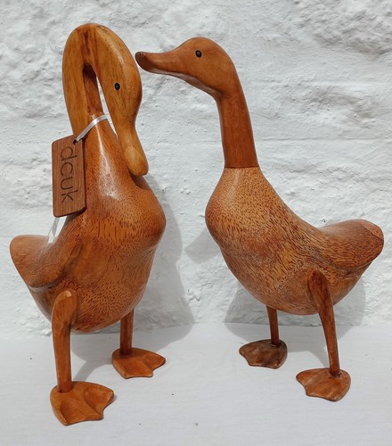 Pair vintage hand carved - vintage, hand-carved