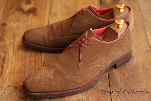Jeffery west brown suede derby - west,