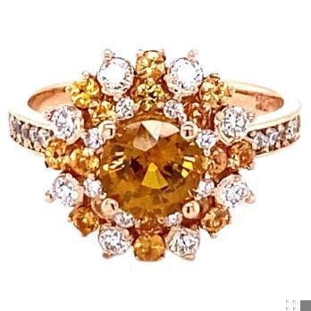 Carat orange sapphire - 2.22,